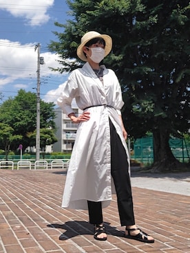 kaoru0922さん（レディース・156cm）の夏コーディネート