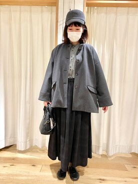 かわもと ももこさん(レディース・158cm)の冬コーディネート
