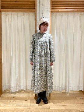 「TSUHARU by Samansa Mos2（ツハルバイサマンサモスモス）のアイテム（ブーツ）」を使った、かわもと　ももこさん（レディース・158cm）の秋コーディネート