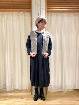「TSUHARU by Samansa Mos2（ツハルバイサマンサモスモス）のアイテム（ブーツ）」を使った、かわもと　ももこさん（レディース・158cm）の秋コーディネート