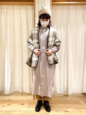かわもと　ももこさん（レディース・158cm）の冬コーディネート