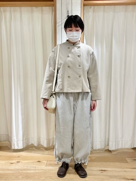 かわもと ももこさん(レディース・158cm)の冬コーディネート