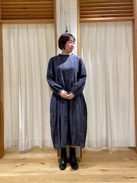 「TSUHARU by Samansa Mos2（ツハルバイサマンサモスモス）のアイテム（ブーツ）」を使った、かわもと　ももこさん（レディース・158cm）の秋コーディネート