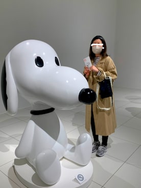 「はじめましてコーデ」｜「アイテム（トレンチコート）」を使った、いっぴ🐵さん（レディース・166cm）の春コーディネート