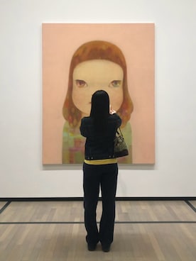 「アイテム（デニムジャケット）」を使った、フウカさん（レディース・170cm）の秋コーディネート