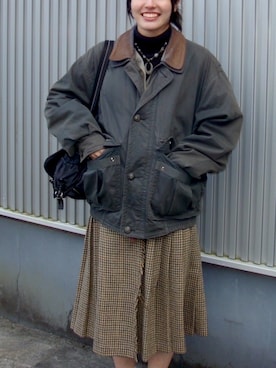 「DIESEL（ディーゼル）のアイテム」を使った、フウカさん（レディース・168cm）の秋コーディネート