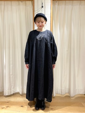 「TSUHARU by Samansa Mos2（ツハルバイサマンサモスモス）のアイテム（ブーツ）」を使った、あぶさん（レディース・152cm）の秋コーディネート