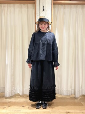 「TSUHARU by Samansa Mos2（ツハルバイサマンサモスモス）のアイテム（その他パンツ）」を使った、あぶさん（レディース・152cm）の春コーディネート