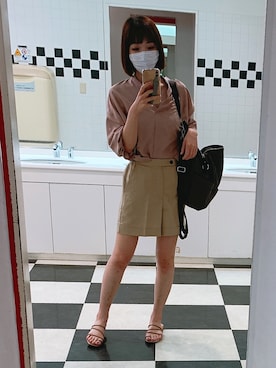 「SAZABY（サザビー）のアイテム」を使った、ちゃんなつさん（レディース・161cm）の夏コーディネート