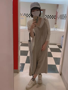 「雨」｜「アイテム（ワンピース/ドレス）」を使った、ちゃんなつさん（レディース・161cm）の夏コーディネート