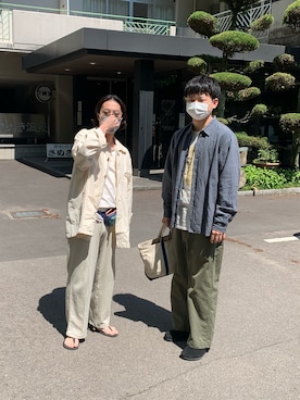 「Eyevol（アイヴォル）のアイテム」を使った、Sota nakamuraさん（メンズ・169cm）の春コーディネート