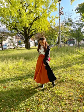「Cepica（セピカ）のアイテム（ジャケット/アウター）」を使った、saya🌵〔 相互フォロー 〕さん（レディース・150cm）の秋コーディネート