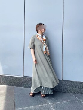 「Cepica（セピカ）のアイテム（ワンピース/ドレス）」を使った、saya🌵〔 相互フォロー 〕さん（レディース・150cm）の夏コーディネート