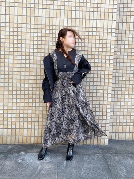 「Cepica（セピカ）のアイテム（ワンピース/ドレス）」を使った、saya🌵〔 相互フォロー 〕さん（レディース・150cm）の秋コーディネート