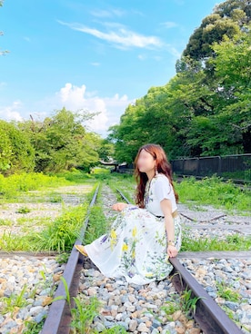 「Cepica（セピカ）のアイテム（ワンピース/ドレス）」を使った、saya🌵〔 相互フォロー 〕さん（レディース・150cm）の夏コーディネート