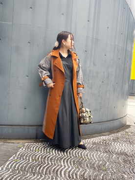 「Cepica（セピカ）のアイテム（ジャケット/アウター）」を使った、saya🌵〔 相互フォロー 〕さん（レディース・150cm）の秋コーディネート