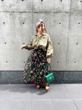 「Cepica（セピカ）のアイテム（ショルダーバッグ）」を使った、saya🌵〔 相互フォロー 〕さん（レディース・150cm）の夏コーディネート