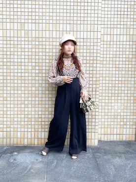 「Cepica（セピカ）のアイテム（オールインワン・サロペット）」を使った、saya🌵〔 相互フォロー 〕さん（レディース・150cm）の秋コーディネート