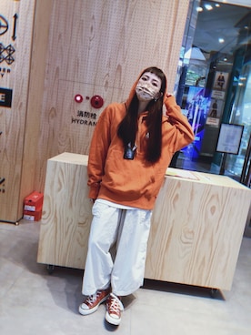 「orange」｜珍 Janeさん（レディース・155cm）の秋コーディネート
