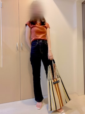「コーデ記録」｜れなこさん（レディース・160cm）の夏コーディネート