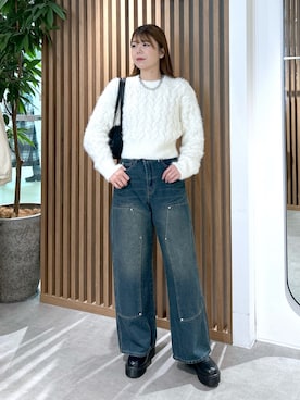 「FREE'S MART（フリーズマート）のアイテム（アクセサリー）」を使った、takamiさん（レディース・164cm）の冬コーディネート