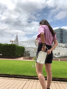【sayu】Epoi スクエアショルダーバッグ スエードライク スクエア ショルダーバッグ