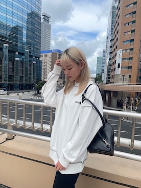 「アイテム（バックパック/リュック）」を使った、ENVYM_Miiさん（レディース・167cm）の夏コーディネート