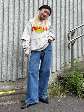 RODEOCROWNSWIDEBOWLさん（レディース・153cm）の秋コーディネート