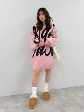 「アイテム（ワンピース）」を使った、RODEOCROWNSWIDEBOWLさん（レディース・155cm）の秋コーディネート