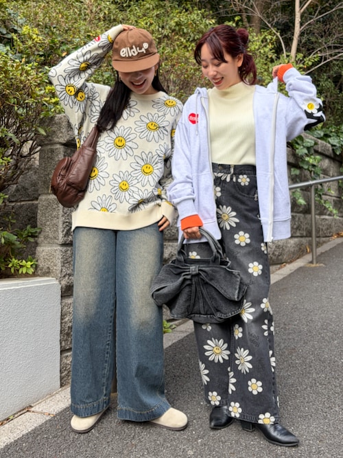 ロデオクラウンズ　wiggle wiggle パターン デニムパンツ wiggle wiggle)パターンDENIMパンツ（デニムパンツ）｜RODEO CROWNS