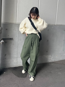 RODEOCROWNSWIDEBOWLさん（レディース・159cm）の冬コーディネート