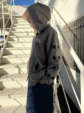 RODEOCROWNSWIDEBOWLさん（レディース・158cm）の冬コーディネート