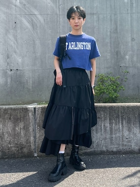 RODEOCROWNSWIDEBOWLさん（レディース・158cm）の春コーディネート