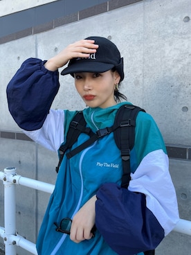 「RODEO CROWNS WIDE BOWL（ロデオクラウンズワイドボウル）のアイテム（ジャケット/アウター）」を使った、RODEOCROWNSWIDEBOWLさん（レディース・161cm）の秋コーディネート