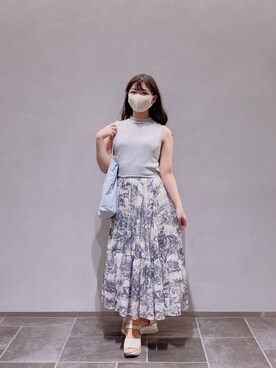「VINTAGE（ヴィンテージ）のアイテム（サンダル）」を使った、maiiさん（レディース・160cm）の秋コーディネート