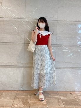 「VINTAGE（ヴィンテージ）のアイテム（サンダル）」を使った、maiiさん（レディース・160cm）の秋コーディネート