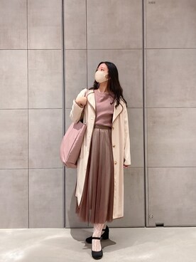 「Archive（アーカイブ）のアイテム（トップス）」を使った、maiiさん（レディース・160cm）の春コーディネート