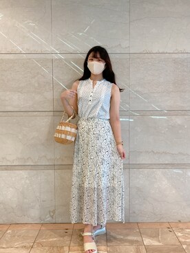 「VINTAGE（ヴィンテージ）のアイテム（サンダル）」を使った、maiiさん（レディース・160cm）の秋コーディネート