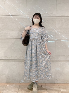 「VINTAGE（ヴィンテージ）のアイテム（サンダル）」を使った、maiiさん（レディース・160cm）の秋コーディネート