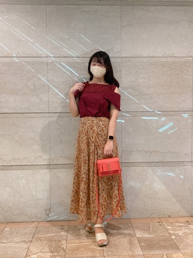 「VINTAGE（ヴィンテージ）のアイテム（サンダル）」を使った、maiiさん（レディース・160cm）の秋コーディネート