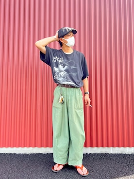 「ミッキーT」｜「アイテム（アクセサリー）」を使った、ando0107209さん（メンズ・169cm）の秋コーディネート