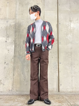 「ユナイテッドアローズ」｜「アイテム（ブーツ）」を使った、ando0107209さん（メンズ・169cm）の冬コーディネート