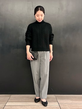 「URBAN RESEARCH ROSSO WOMEN（アーバンリサーチ　ロッソ）のアイテム（財布/小物）」を使った、HARADAさん（レディース・153cm）の秋コーディネート