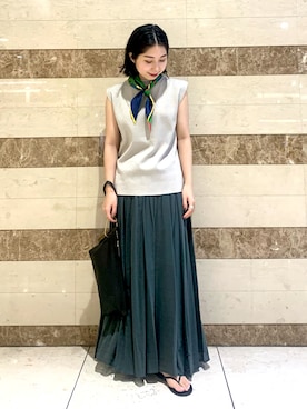 「URBAN RESEARCH ROSSO WOMEN（アーバンリサーチ　ロッソ）のアイテム（財布/小物）」を使った、HARADAさん（レディース・153cm）の夏コーディネート