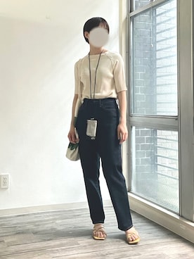 「vingtrois（バントロア）のアイテム」を使った、mikaさん（レディース・160cm）の夏コーディネート