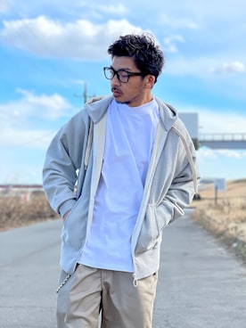 ジュンジさん(メンズ・166cm)の冬コーディネート