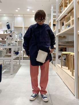 uさん（レディース・153cm）の冬コーディネート