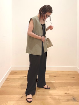 「MARCO BIANCHINI（マルコビアンチーニ）のアイテム」を使った、umi0120さん（レディース・153cm）の夏コーディネート