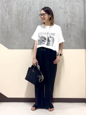 「BARNYARDSTORM」｜チヒロさん（レディース・157cm）の夏コーディネート