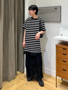 「ADD CULUMN（アドカラム）のアイテム」を使った、SAKURAさん（レディース・166cm）の春コーディネート